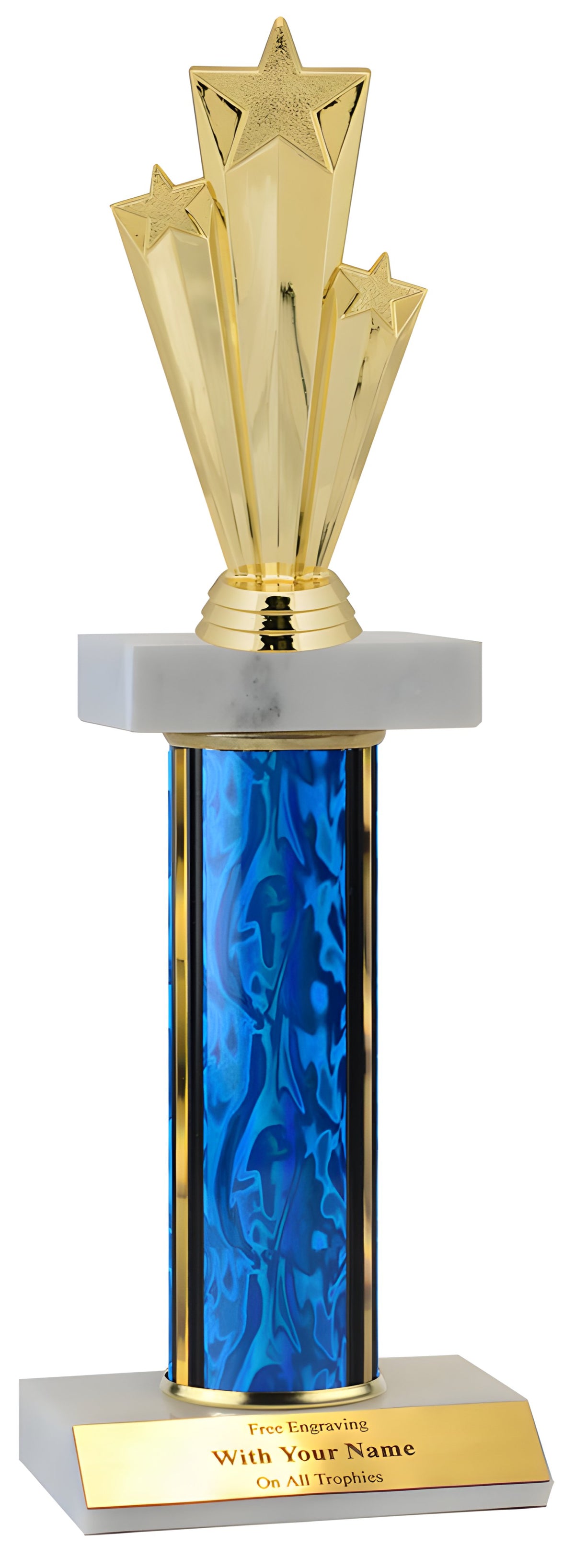 Star Performer Deluxe Double Marble Trophy