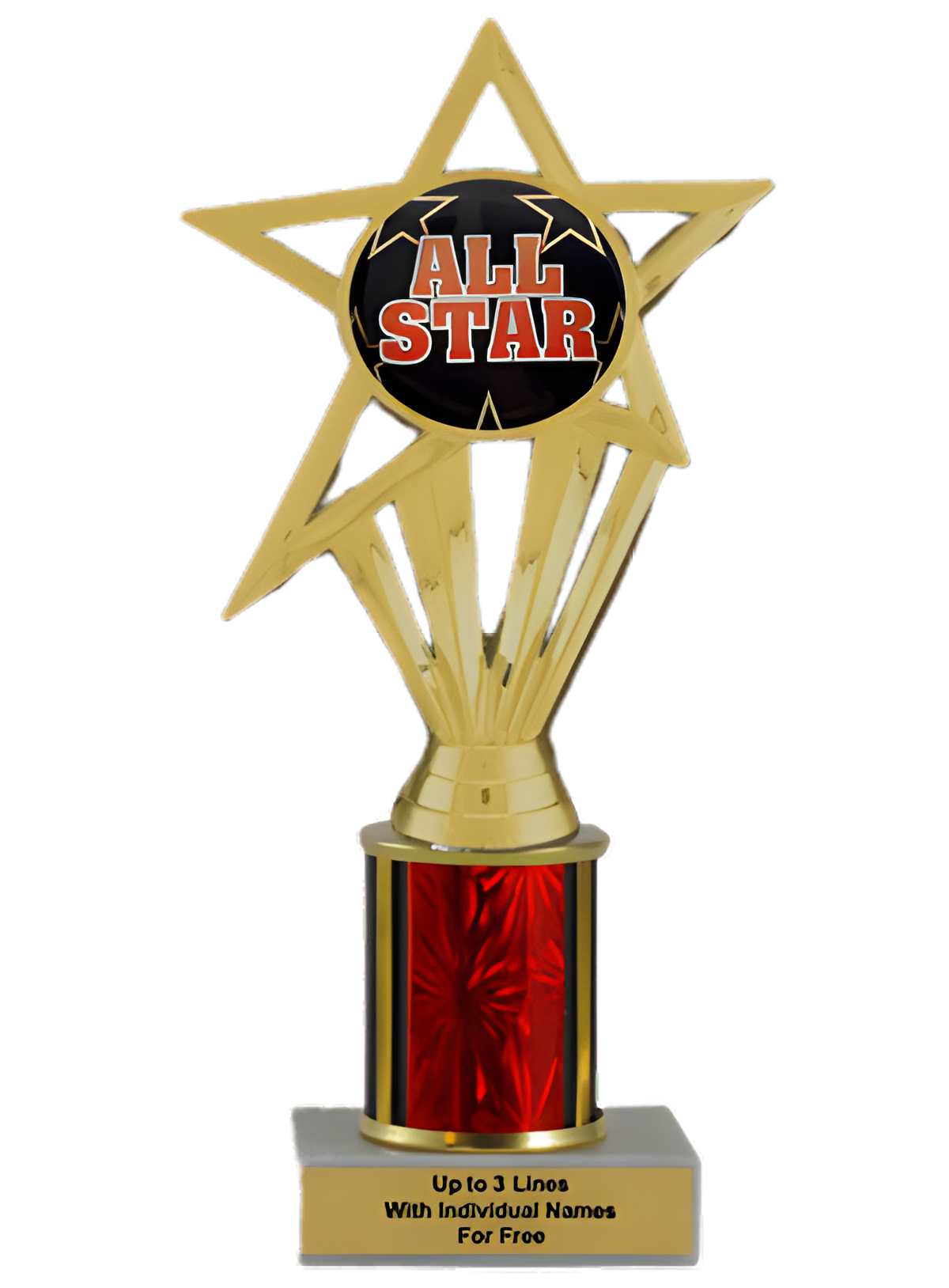 Budget All Star Column Insert Trophy