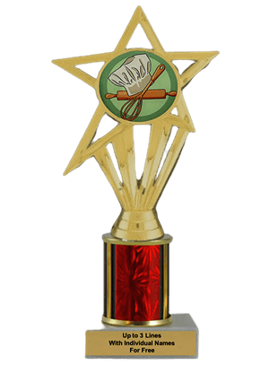 Budget Baking Column Insert Trophy