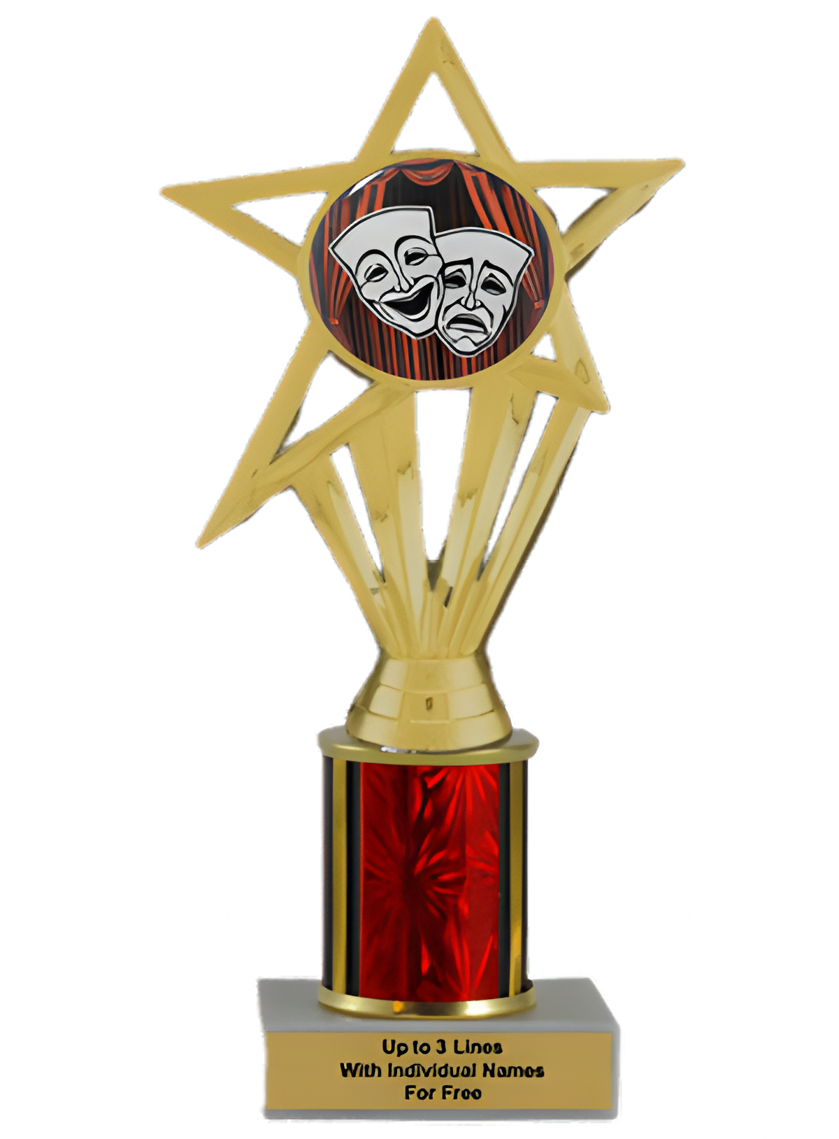 Budget Drama Column Insert Trophy