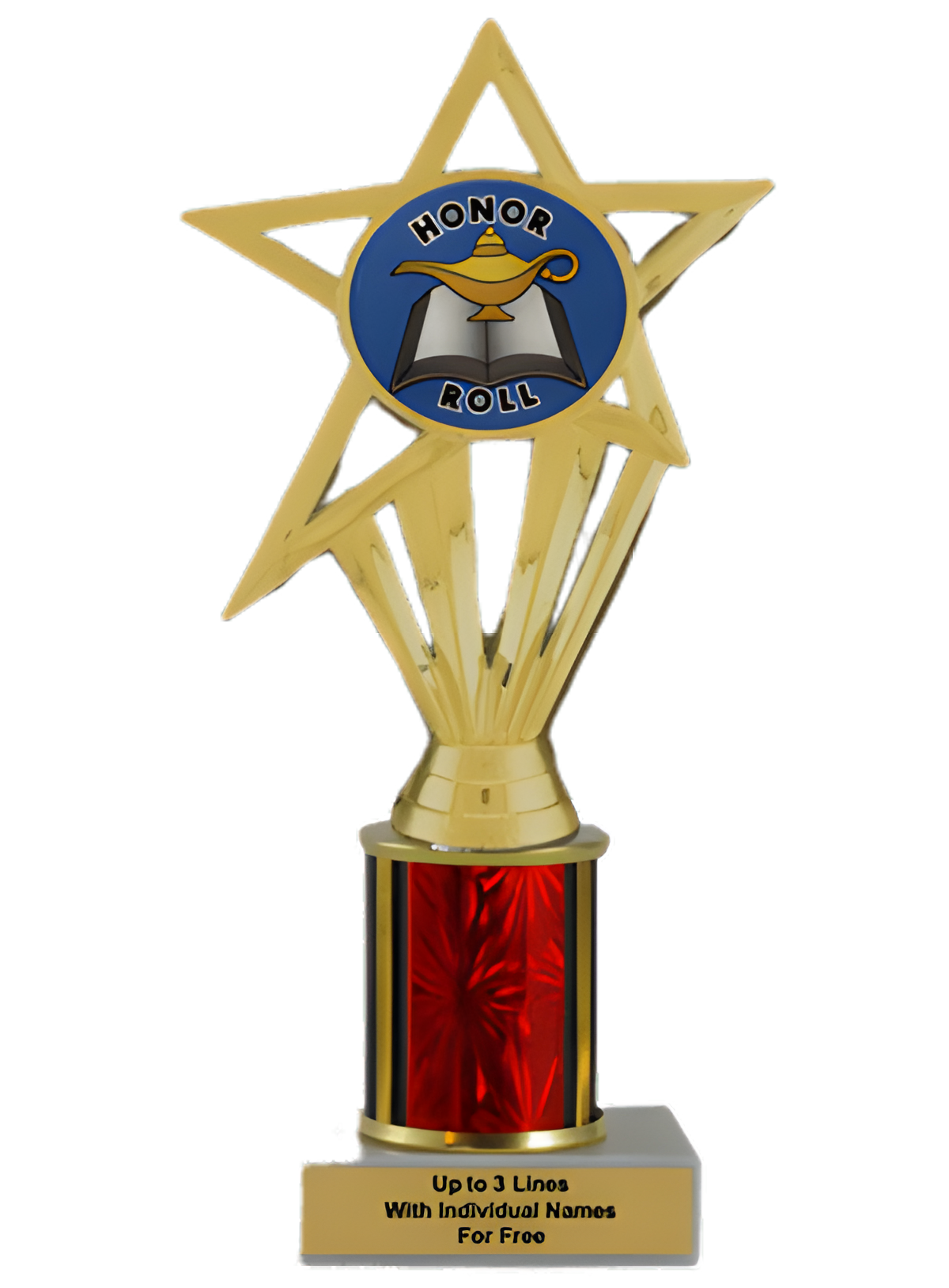 Budget Honor Roll Column Insert Trophy