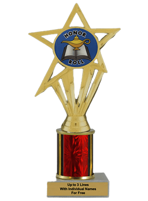 Budget Honor Roll Column Insert Trophy
