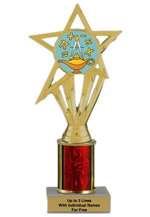 Budget Math Column Insert Trophy