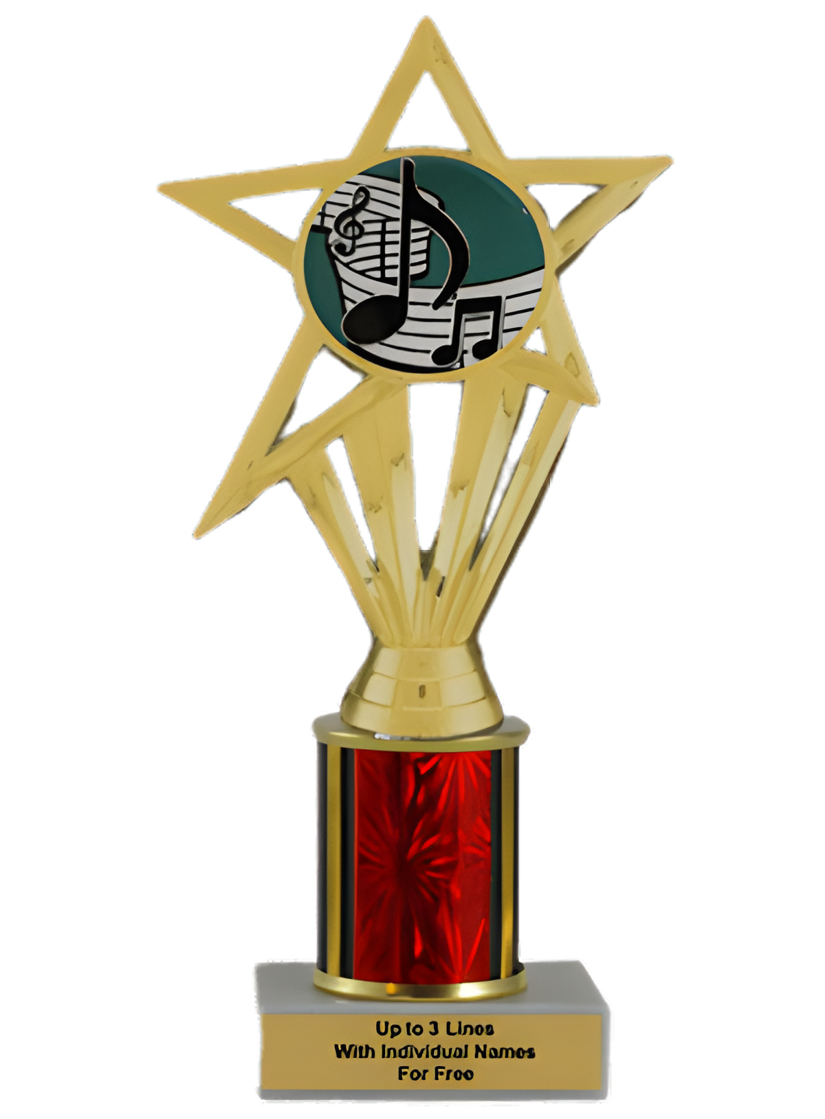Budget Music Column Insert Trophy