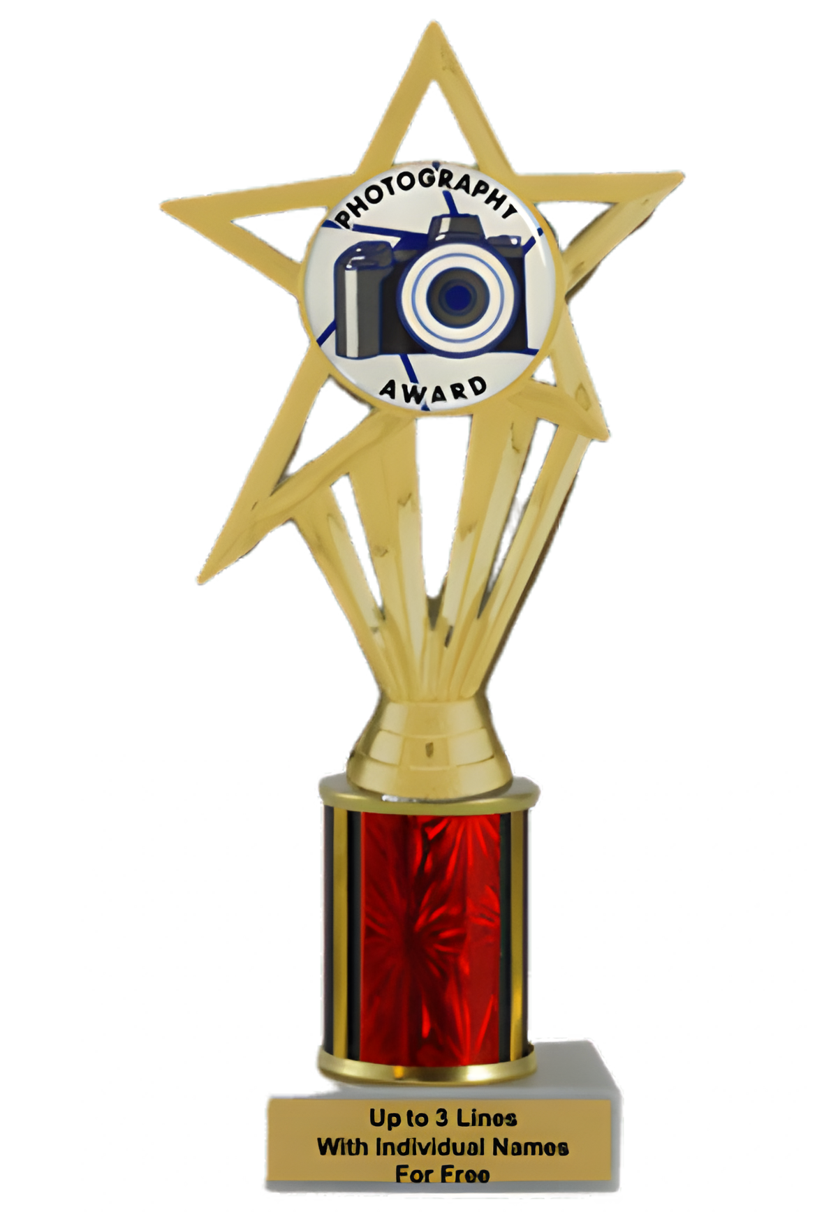 Budget Photography Column Insert Trophy