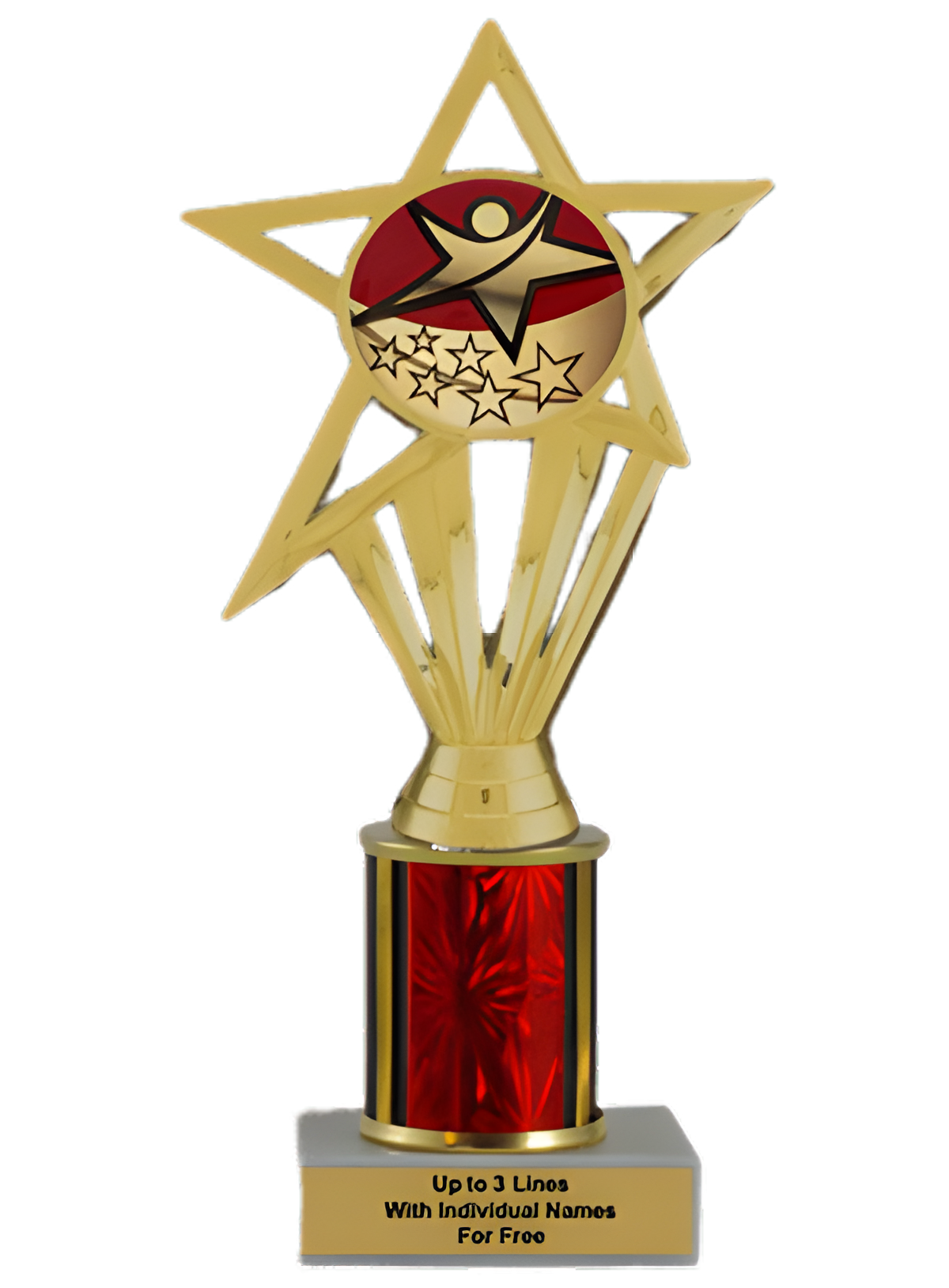 Budget Rising Star Column Insert Trophy