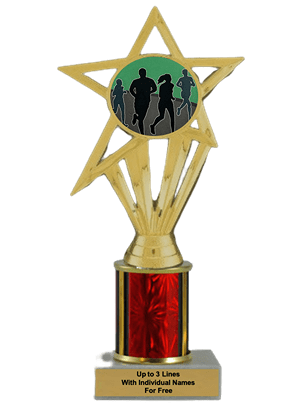 Budget Running Column Insert Trophy