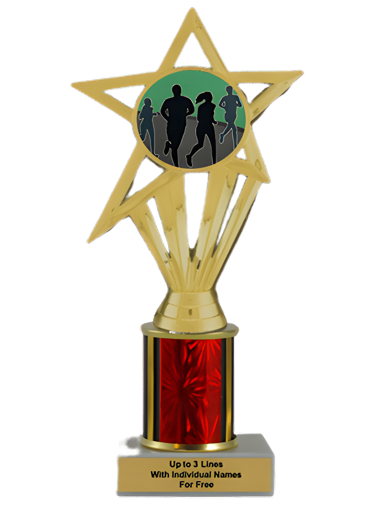 Budget Running Column Insert Trophy