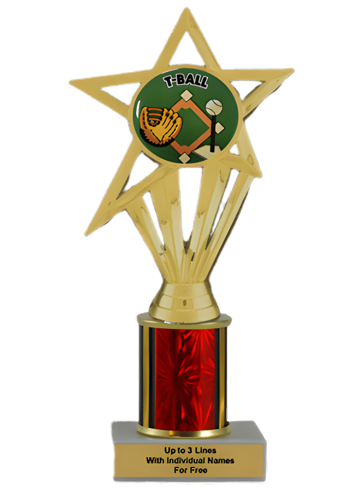 Budget T-Ball Column Insert Trophy