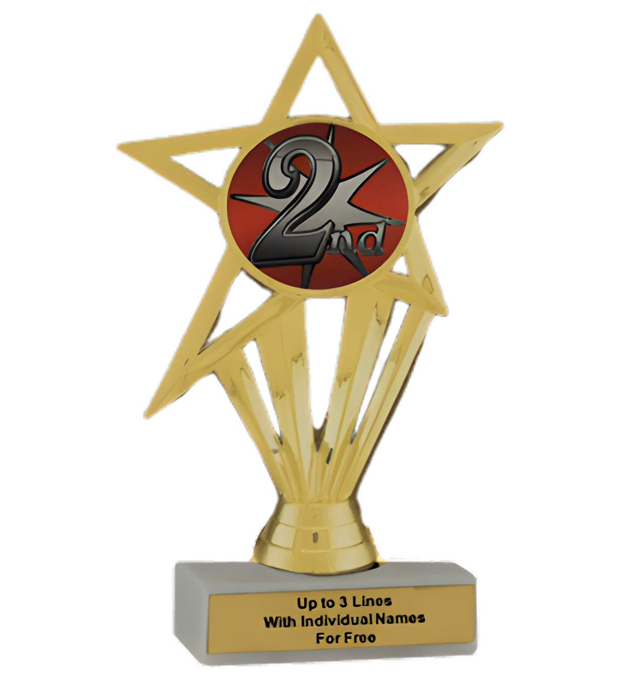 Budget 2nd Place Insert Trophy