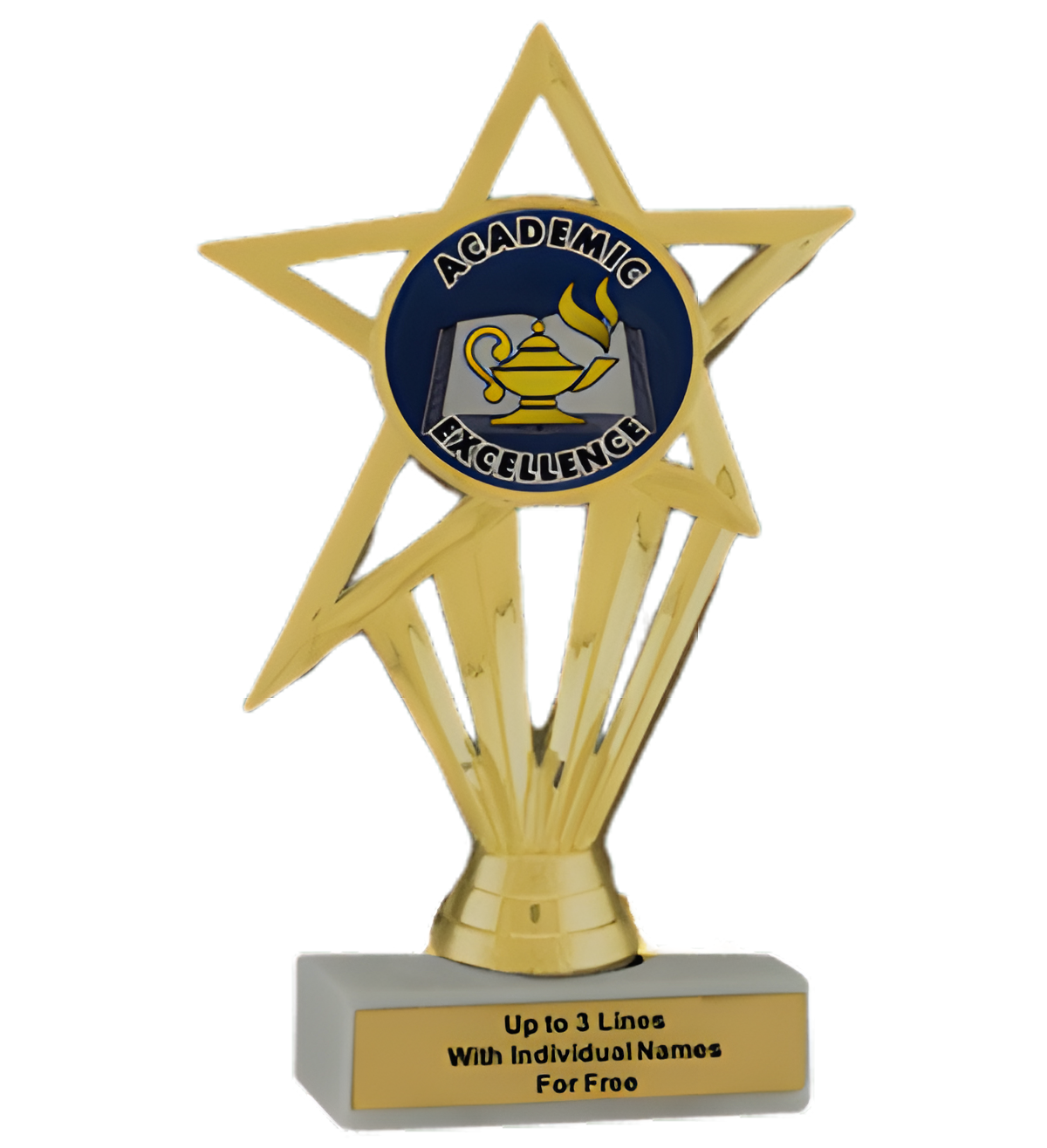 Budget Academic Excellence Insert Trophy