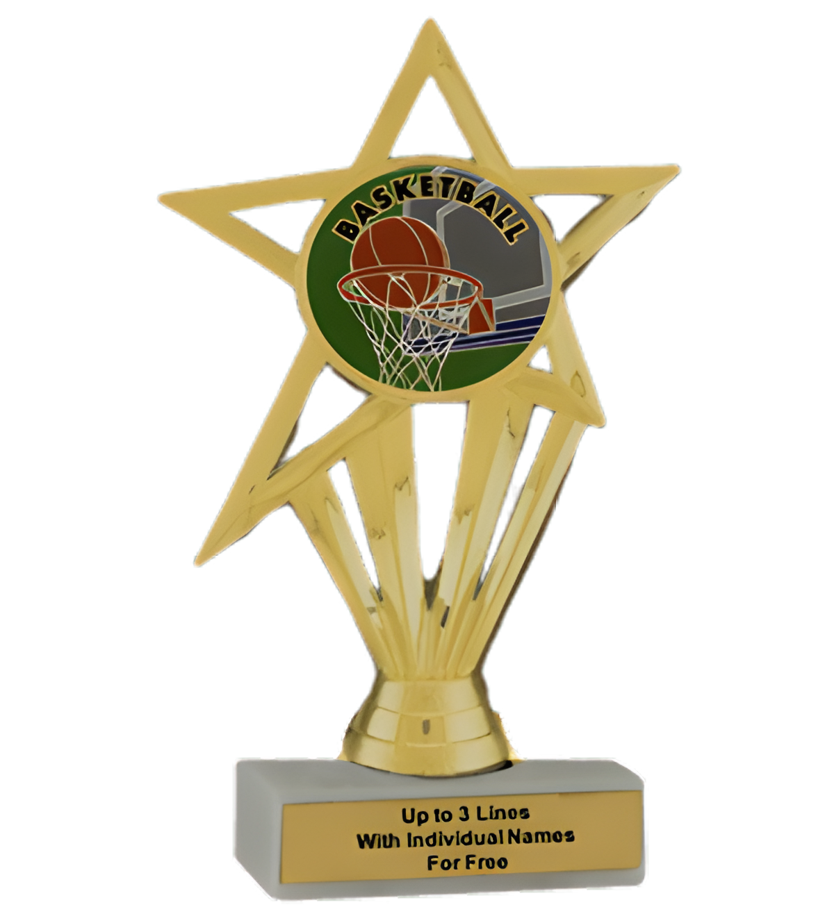 Budget Basketball Insert Trophy