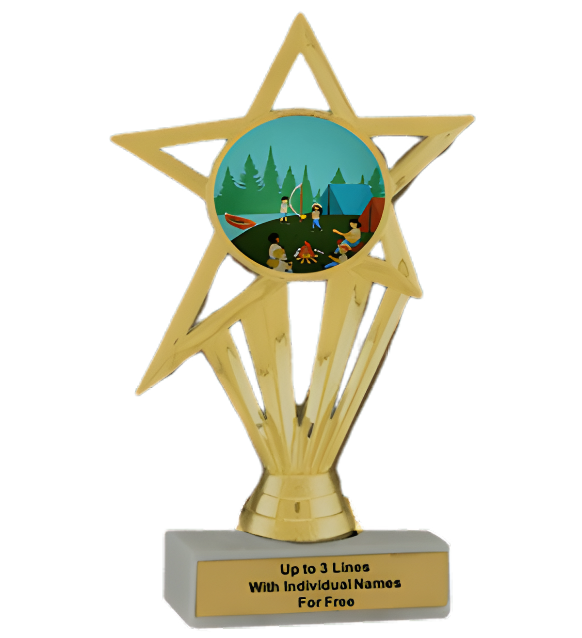 Budget Camping Insert Trophy