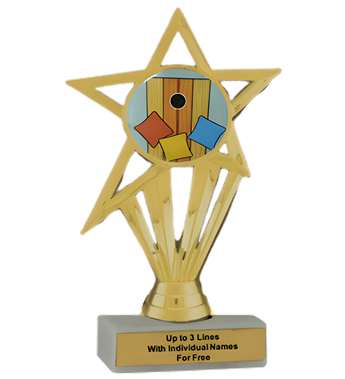 Budget Cornhole Insert Trophy