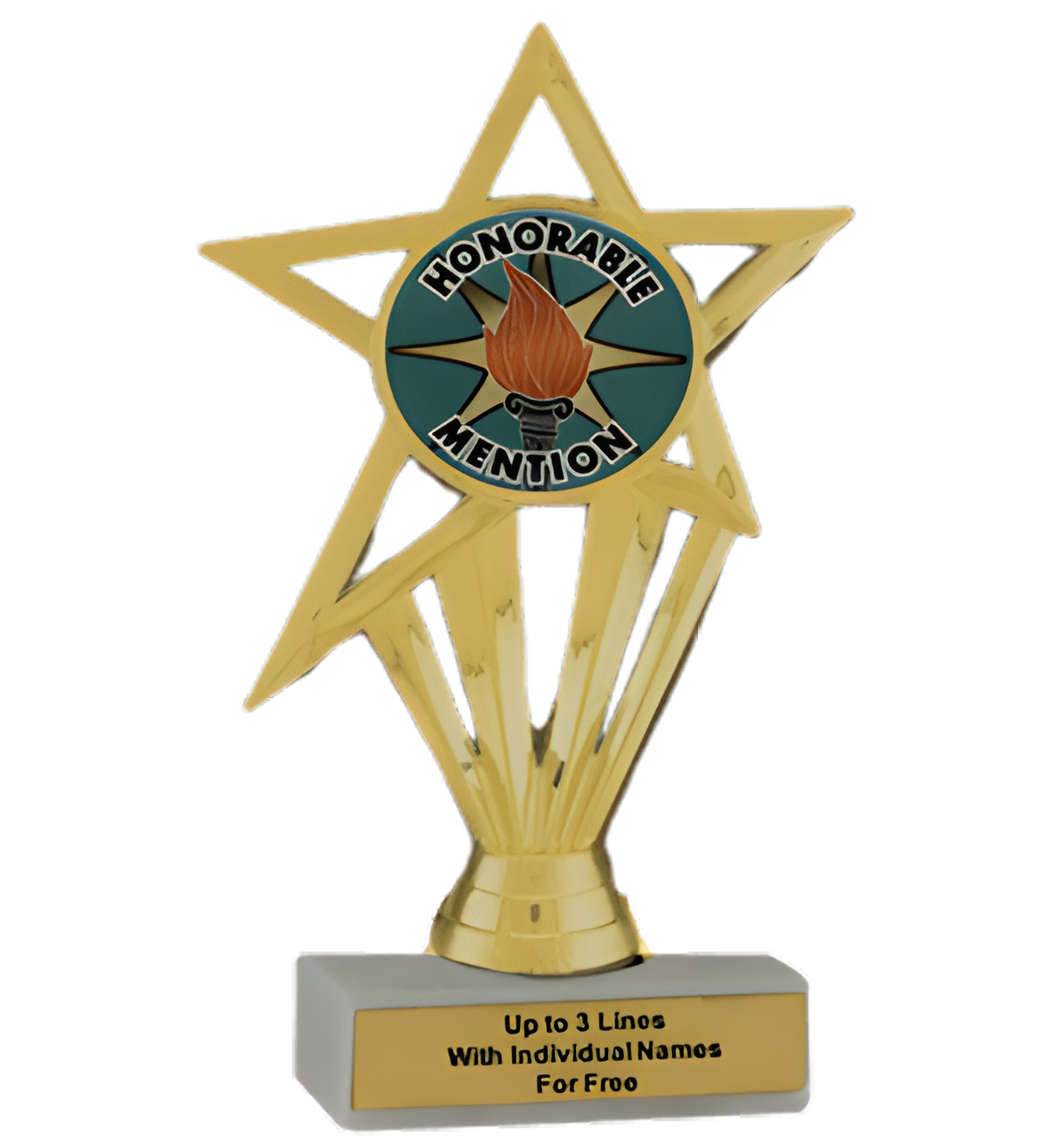 Budget Honorable Mention Insert Trophy
