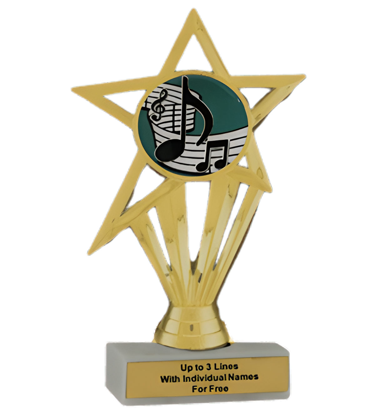 Budget Music Insert Trophy