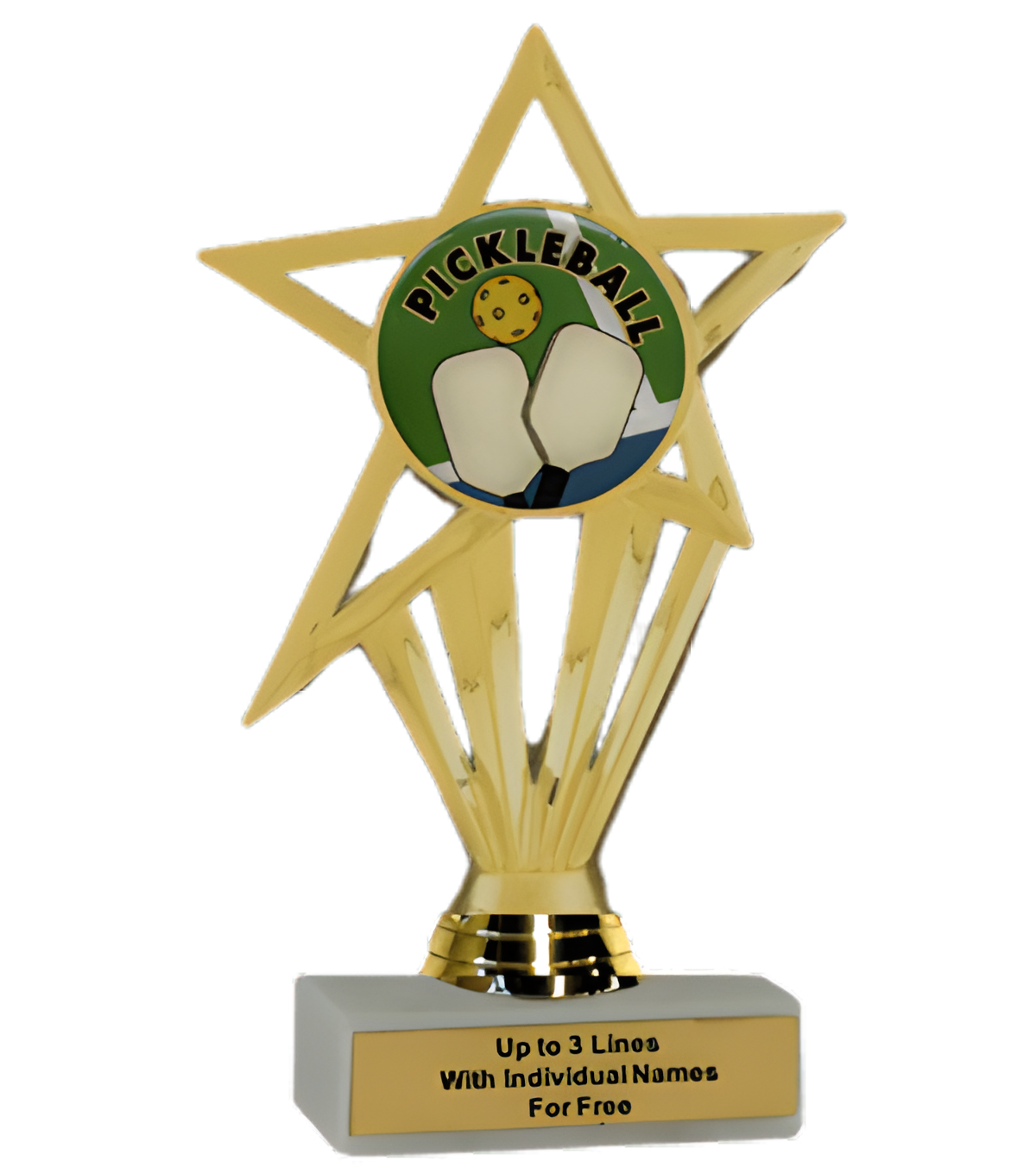 Budget Pickleball Insert Trophy