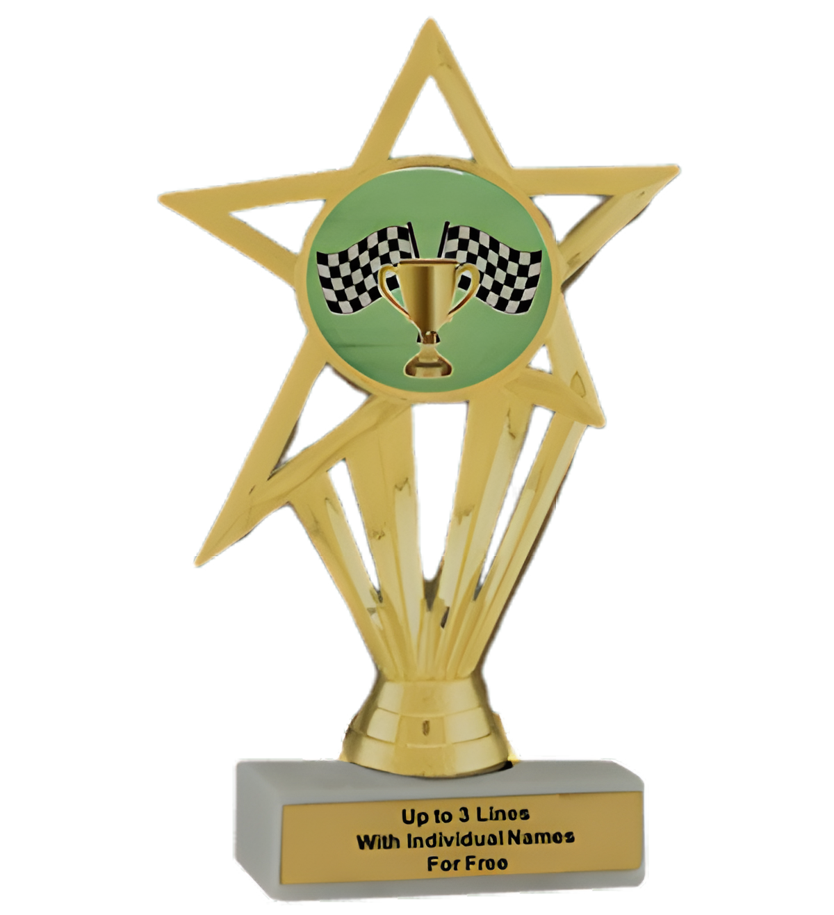 Budget Racing Insert Trophy