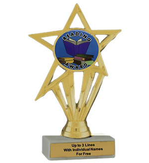Budget Reading Insert Trophy