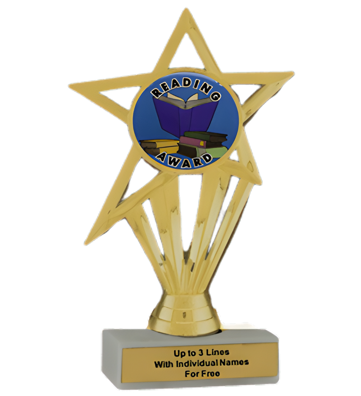 Budget Reading Insert Trophy