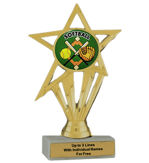 Budget Softball Insert Trophy