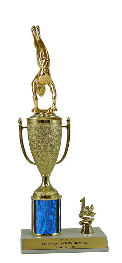 Elite Gymnastics 1st, 2nd and 3rd Place Award Cup & Column Trophy