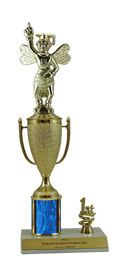 Elite Spelling 1st, 2nd and 3rd Place Award Cup & Column Trophy