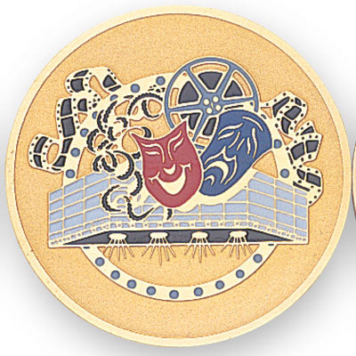 Etched Drama Medal Insert
