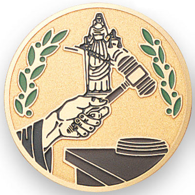 Justice Medal Insert (Etched)