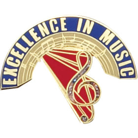 Excellence In Music Pin