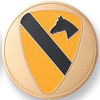 First Calvary Division Medal Insert (Etched)