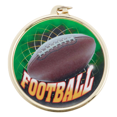Color Medals (2 3/16 Inch) - Football