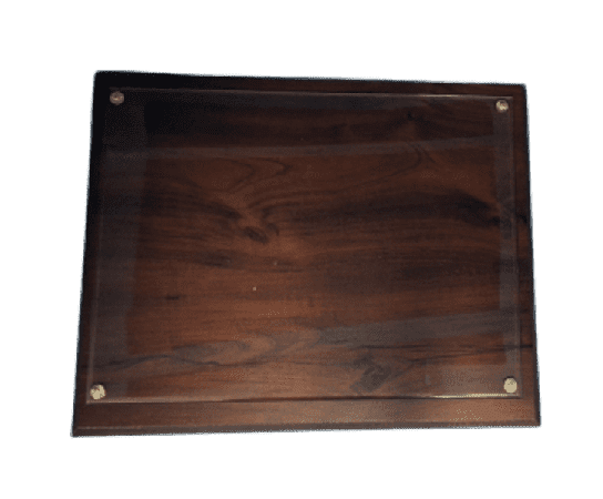 Frameless Cherry Certificate Plaque