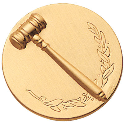 Gavel Litho Medal Insert