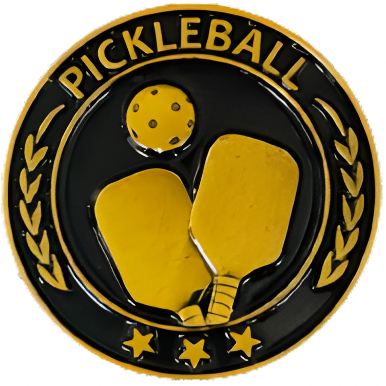 Pickleball Premium Lapel Pin