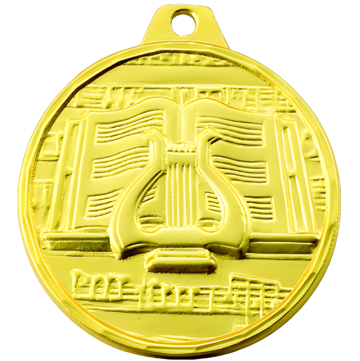 1 1/2" Music Design Medal