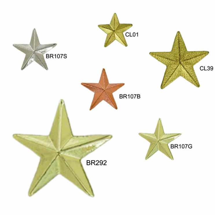 Textured Gold Star Lapel Pin