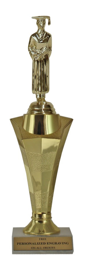 Graduate Star Column Trophy