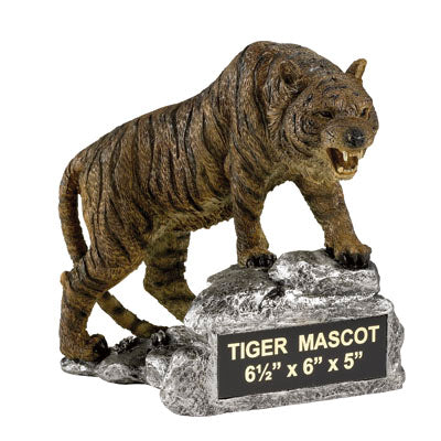 Growling Tiger Mascot Trophy