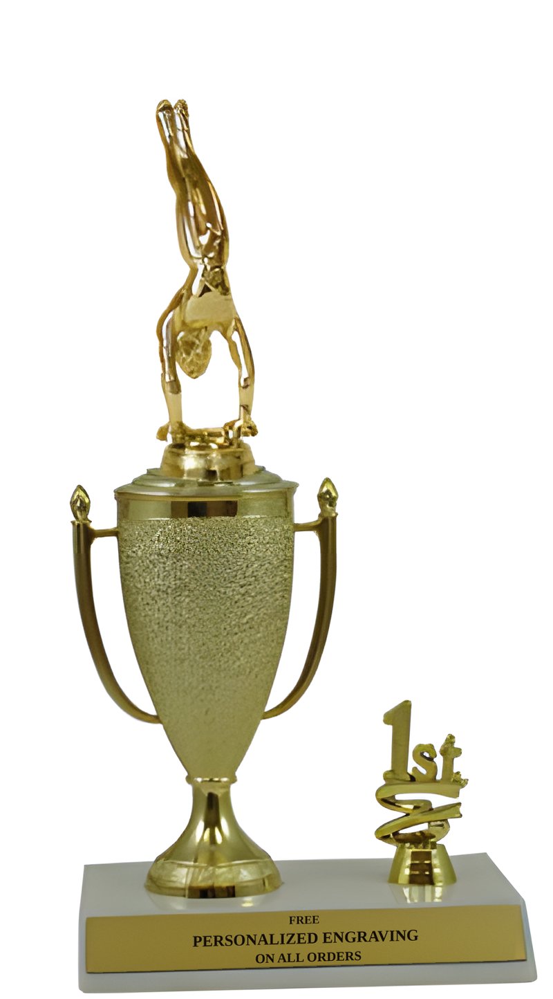 Gymnastics 1st, 2nd and 3rd Place Award Cup Trophy