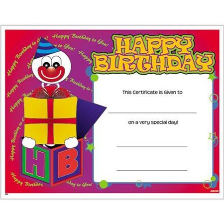 Happy Birthday Certificate