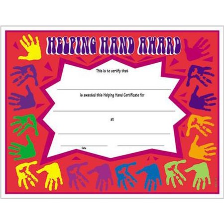 Helping Hand Certificate