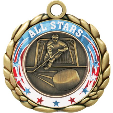 Hockey Custom Ring Medal