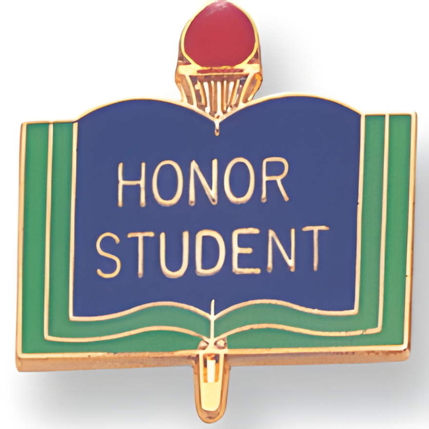 Honor Student Lapel Pin