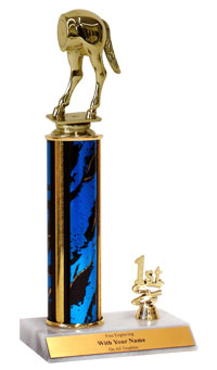 Horses-Rear Gag 1st, 2nd and 3rd Place Trophy
