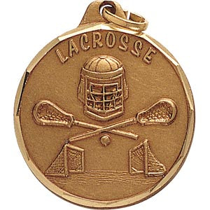 1 1/4" Lacrosse Medal