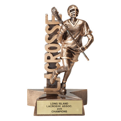 Boys Resin Lacrosse Trophy