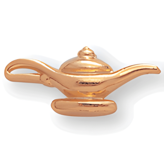 Lamp Of Learning Pin (Gold)