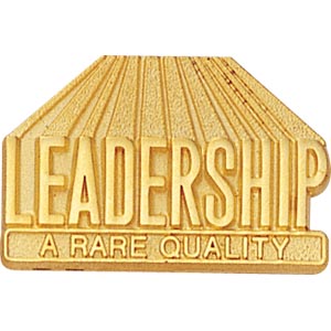 Leadership - A Rare Quality Lapel Pin (BR Series)