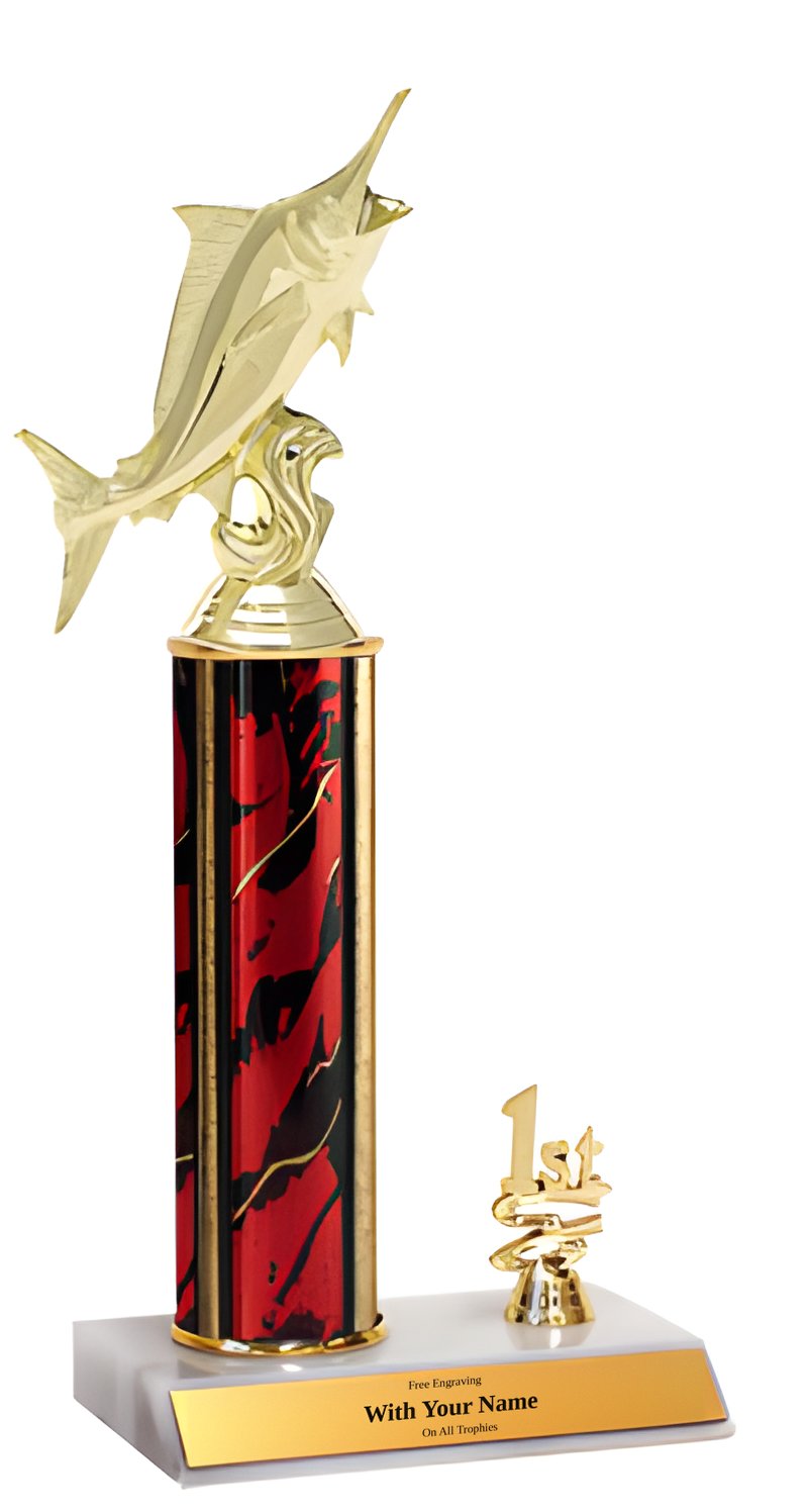 Marlin Fishing 1st, 2nd and 3rd Place Trophy